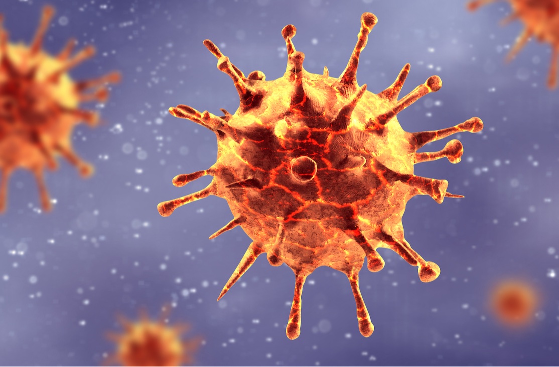 Illustration of a virus